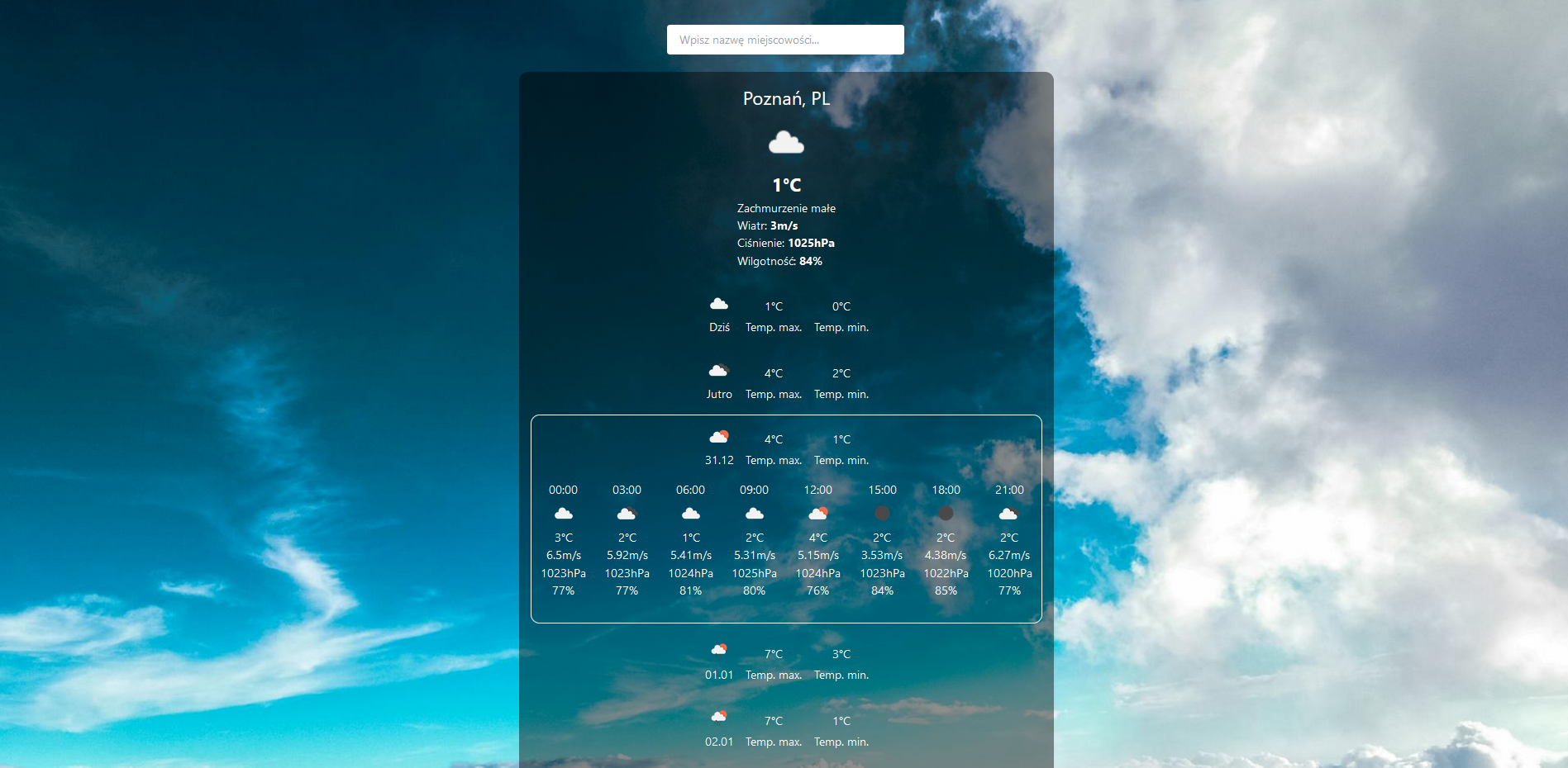 Weather app preview img